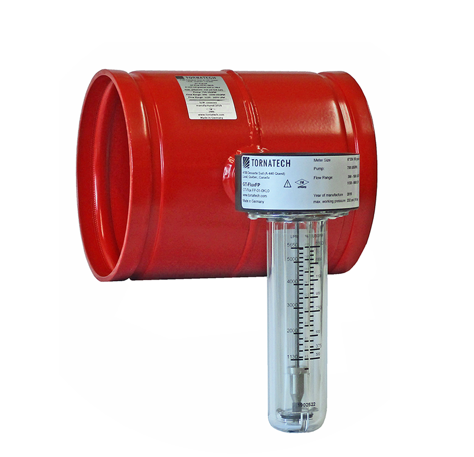 Tornatech GT-FluxFP-A — Analog Orifice Plate Flow Meter for Fire Pump Systems