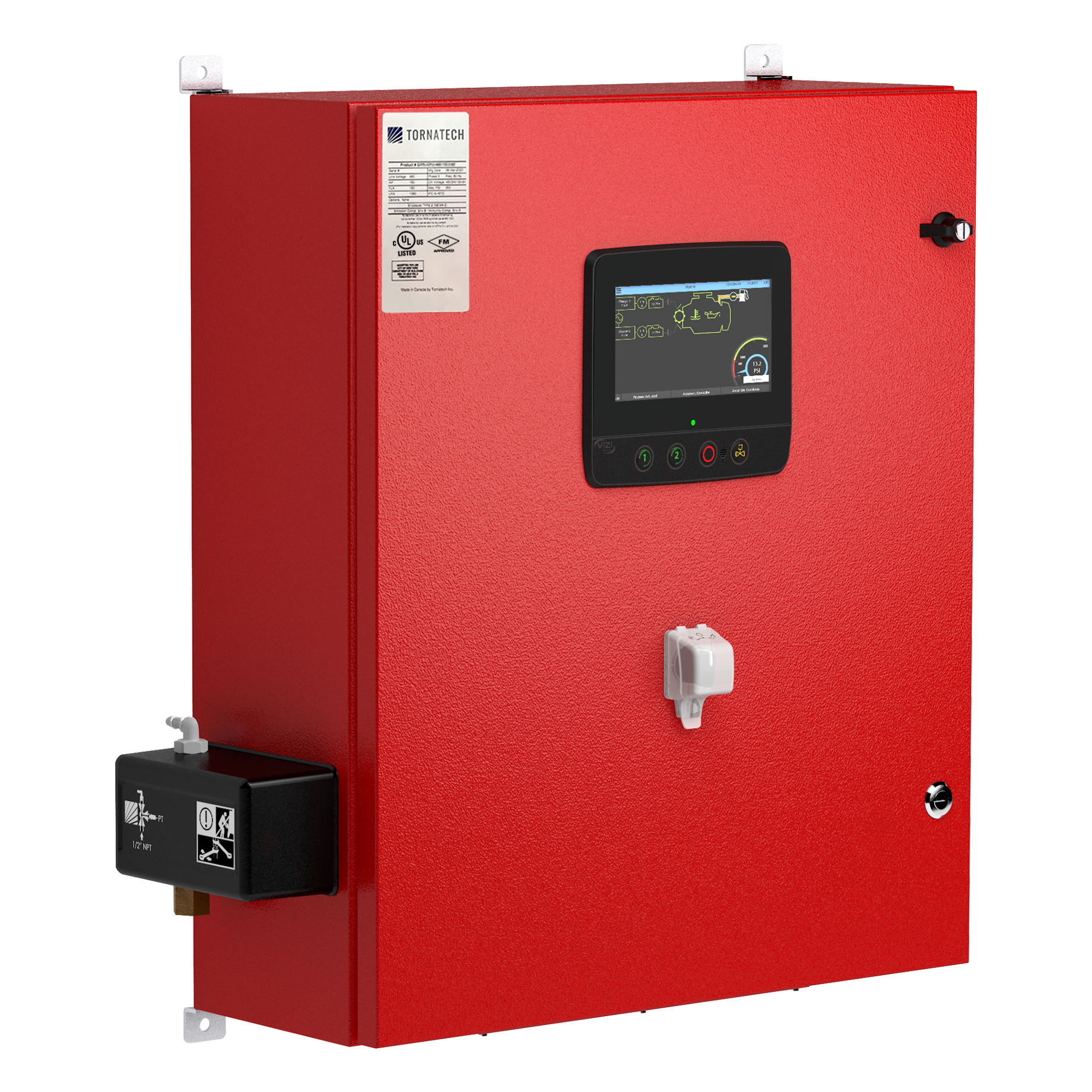 Tornatech Model GPD — Diesel Engine-Driven Fire Pump Controller